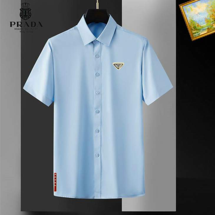 Picture of Prada Shirts Short _SKUPradaM-3XL25tn0228760